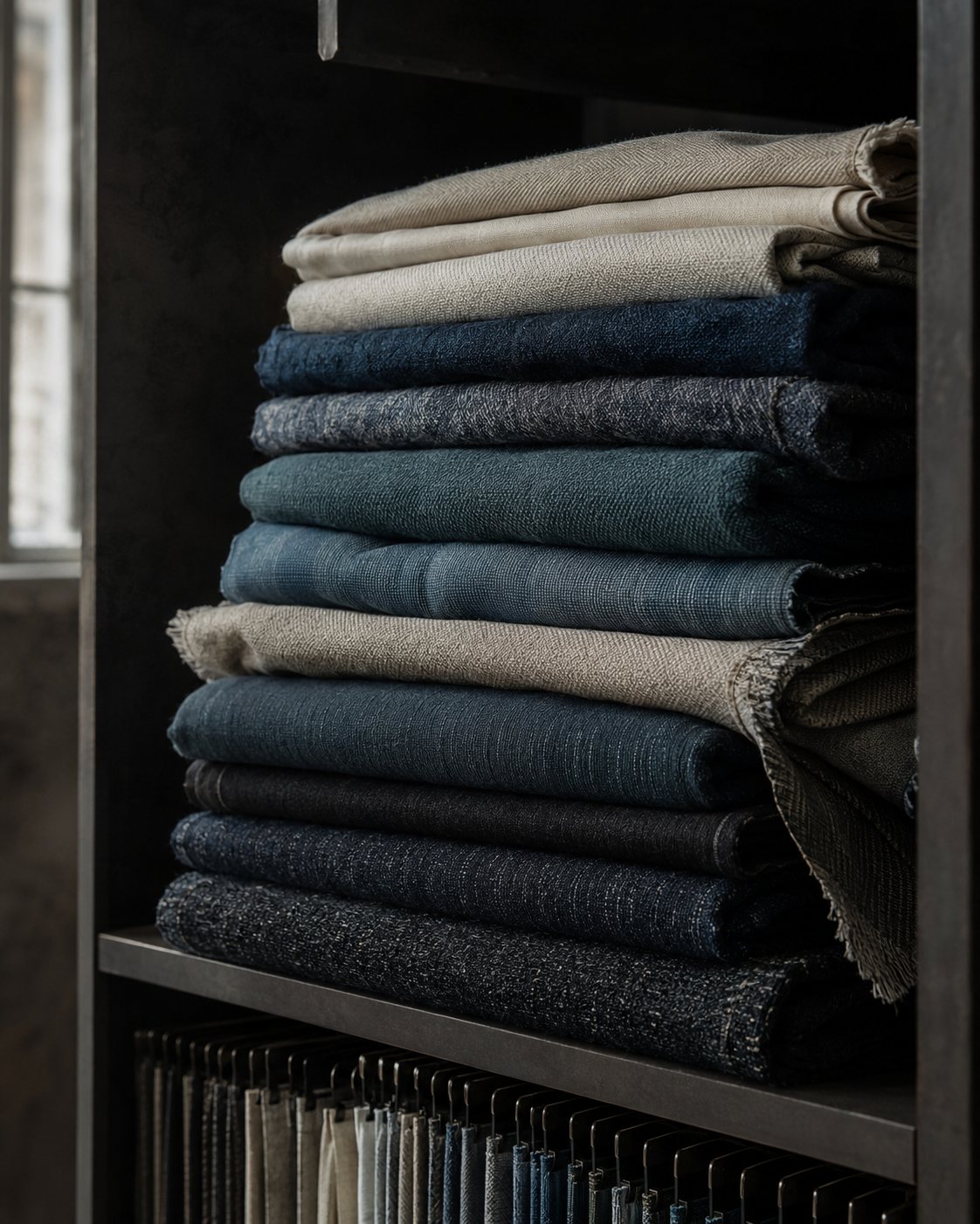 Finished folded fabric — new product